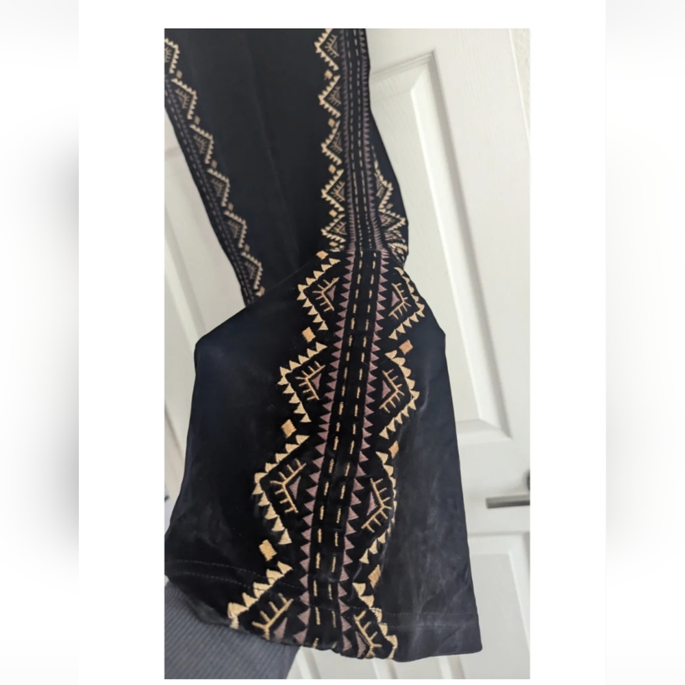 free People x Driftwood ❤️ Velvet flare leggings SOLD OUT - Picture 2 of 6